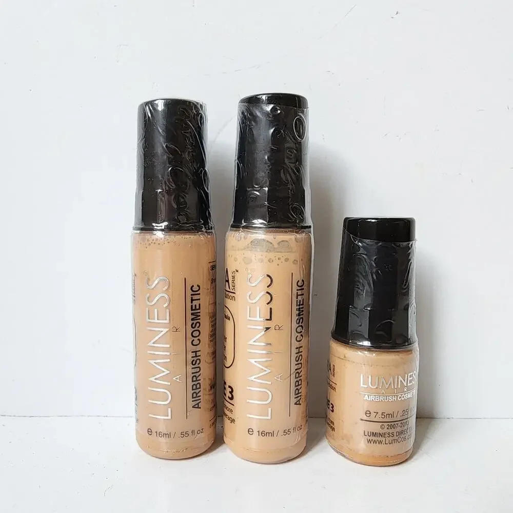 Luminess Ultra Airbrush Foundation All In One Shade 3 Lot Of 3 Bottles New